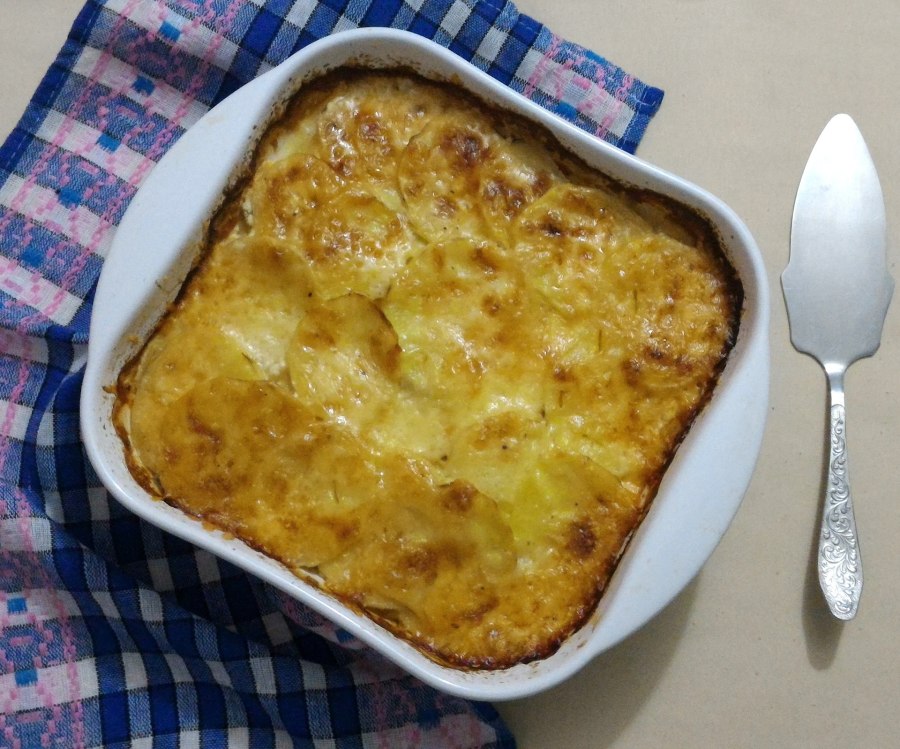Картофельный пирог пицца