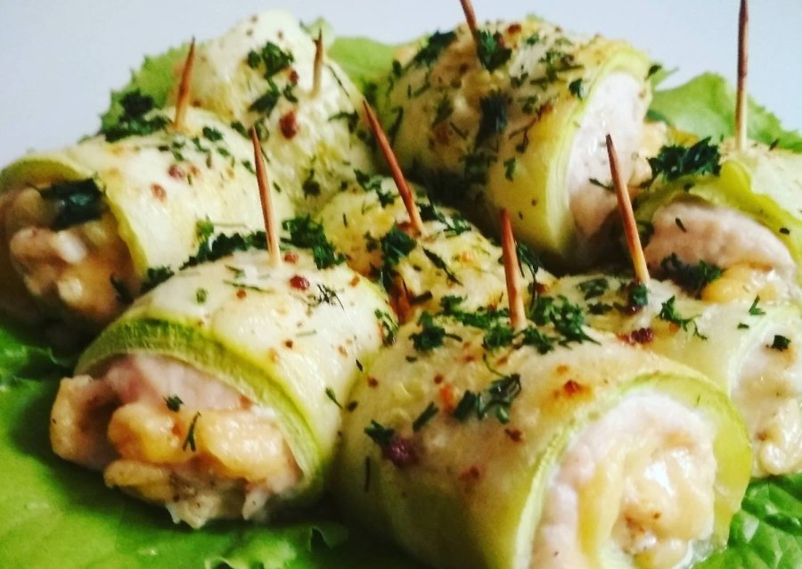 Кабачки цуккини фаршированные