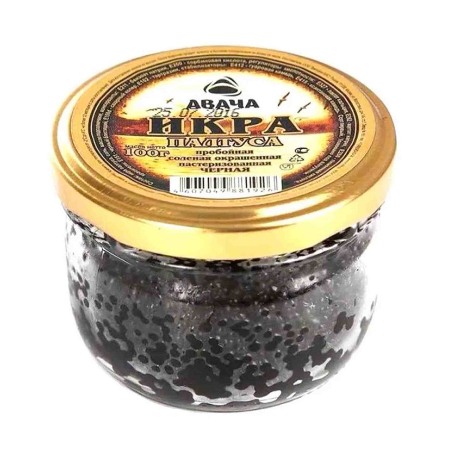 Икра палтуса натуральный цвет