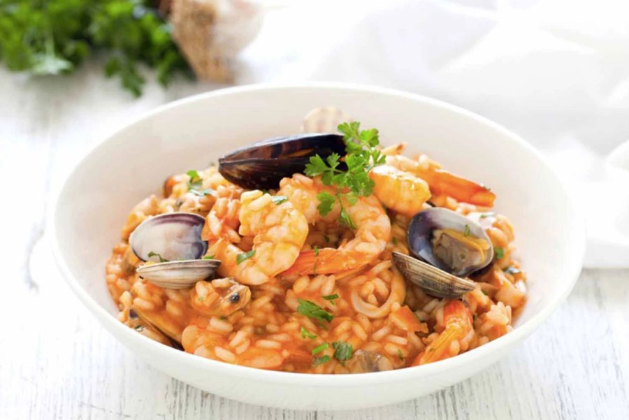 Ризотто с морепродуктами (250 гр)