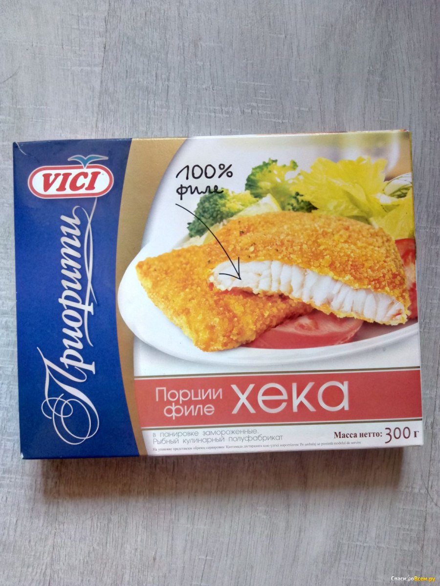 Филе хека Vici в панировке 300г
