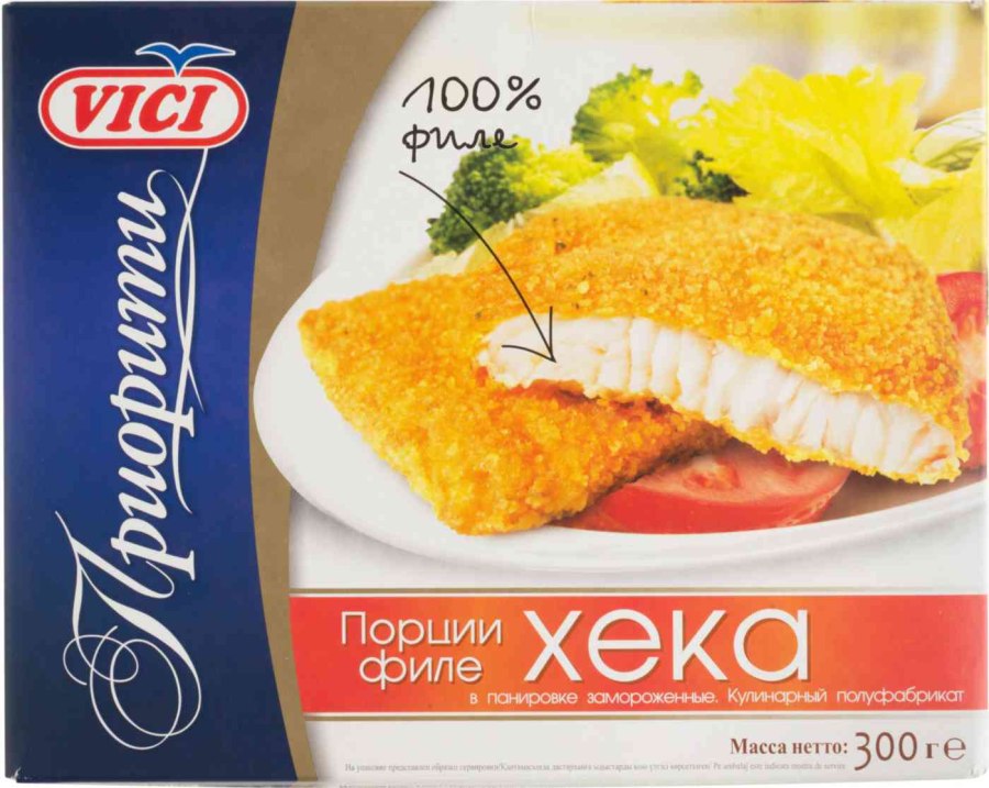 Филе хека в панировке Vici