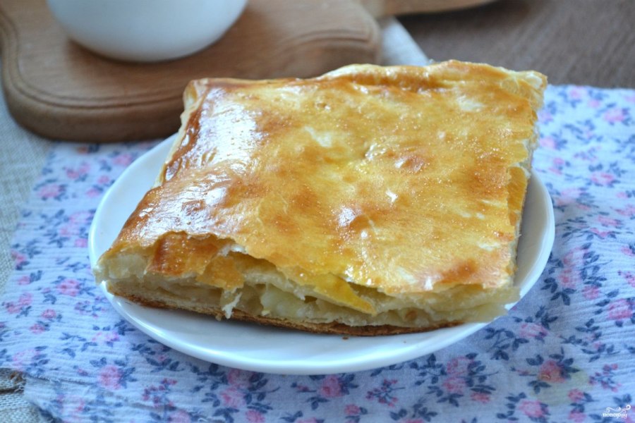 Неаполитанский пирог с яблоками
