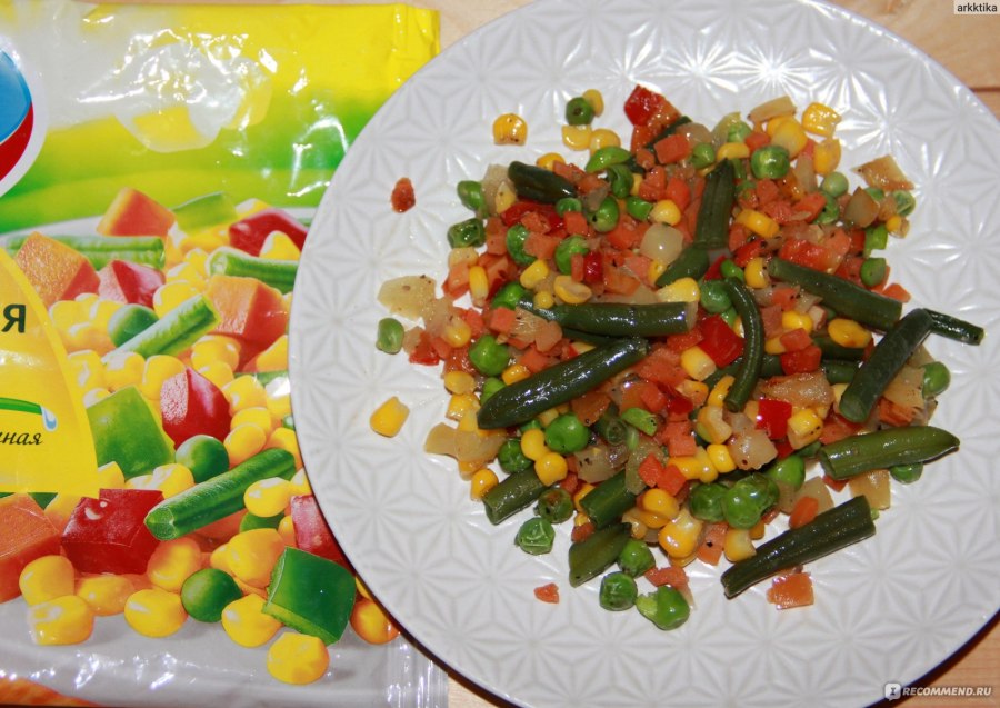 Мексиканская смесь тушеная с курицей