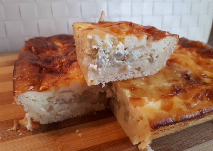 Луковый пирог от Ольги Матвей