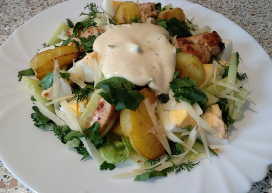 Салат Вдохновение с курицей