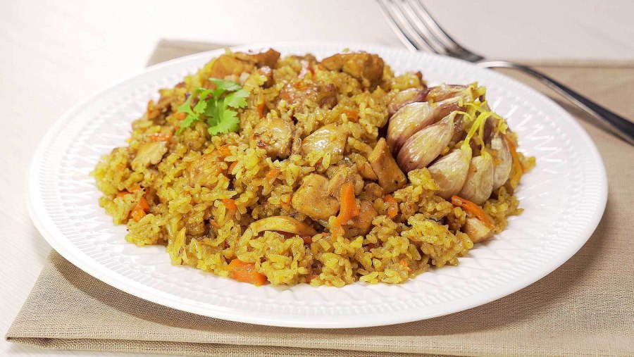 Плов с тунцом