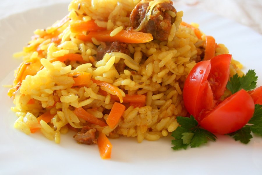 Китайский рис с овощами