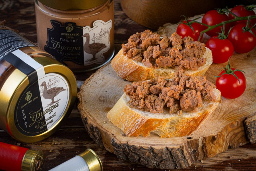 Паштет фуагра из гусиной печени деликатес дичь