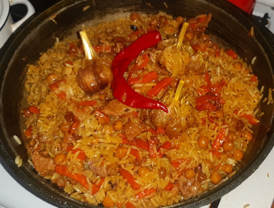 Домашний плов из свинины