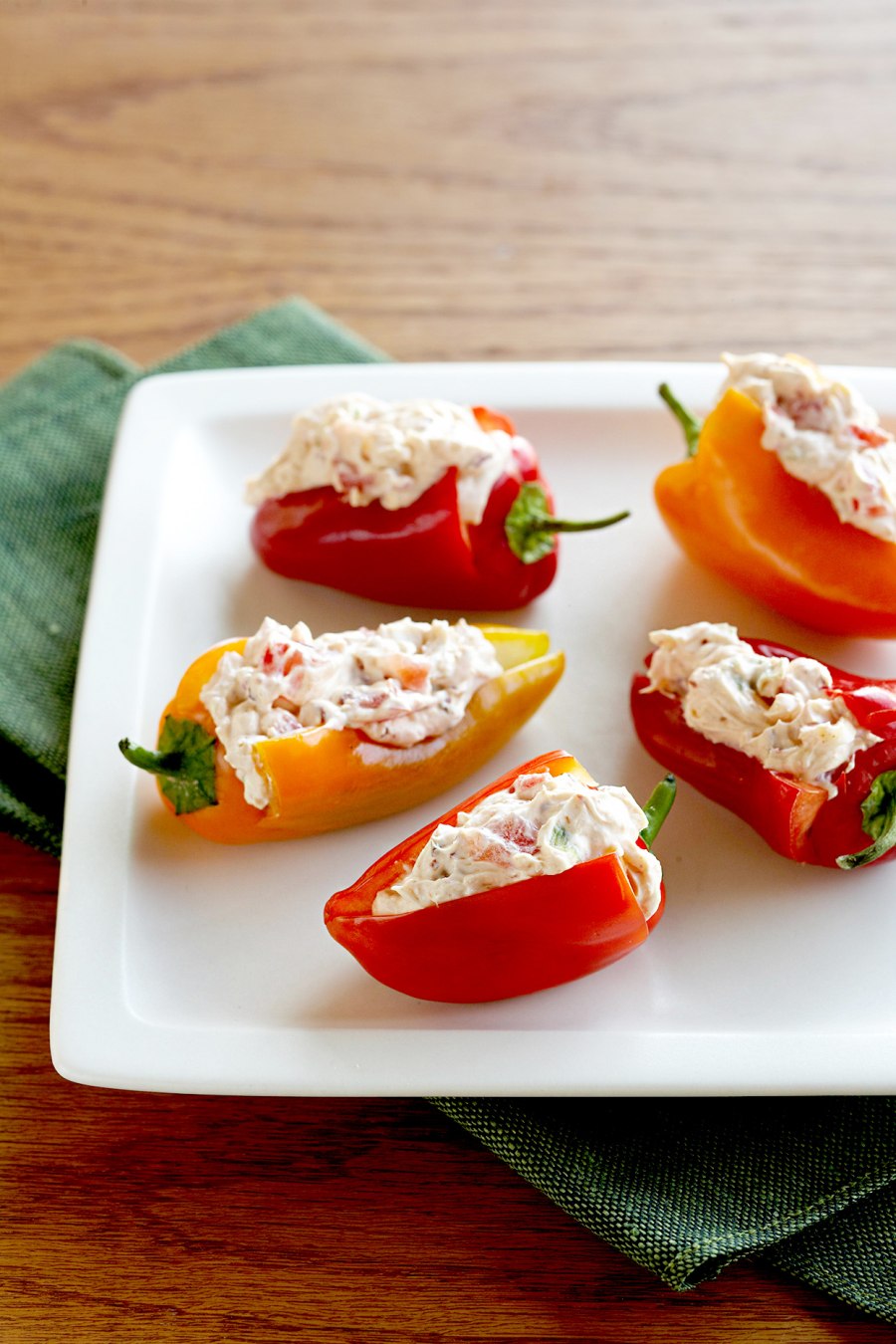 Перец фаршированный с бульоном
