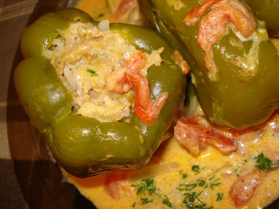 Вкусная подлива для перцев фаршированных