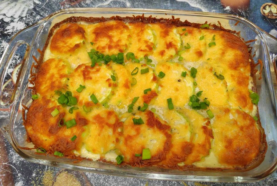 Запеканка кабачки цукини