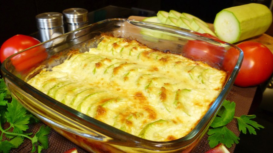 Запеканка кабачки цукини