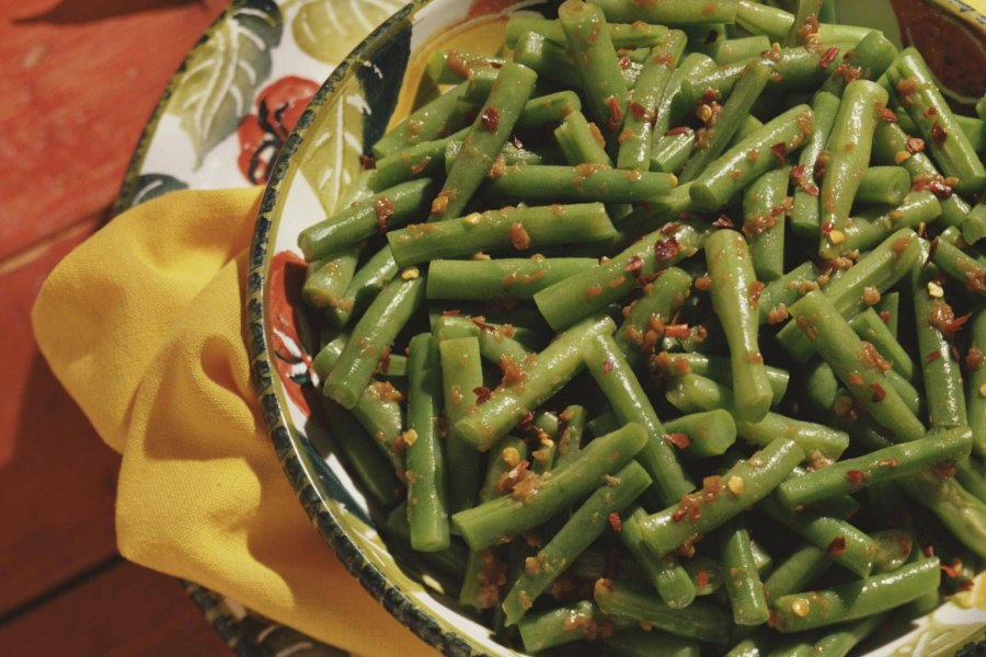 Салат из стручковой фасоли