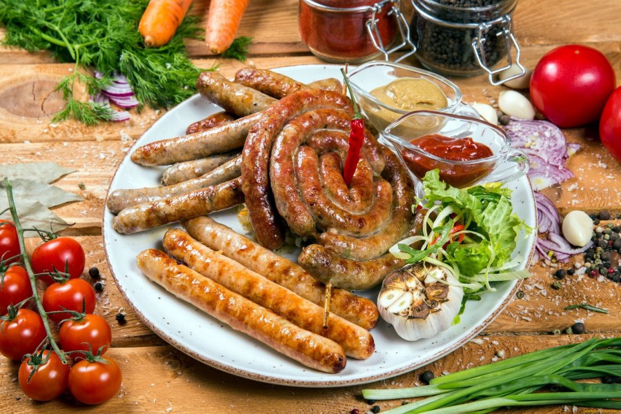 Колбаски Баварские копченые