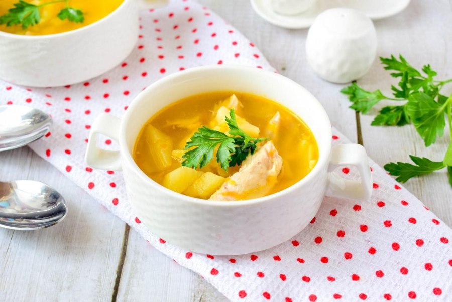 Суп гороховый с мясом свинины