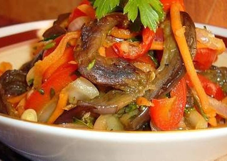 Хе из баклажан по-корейски
