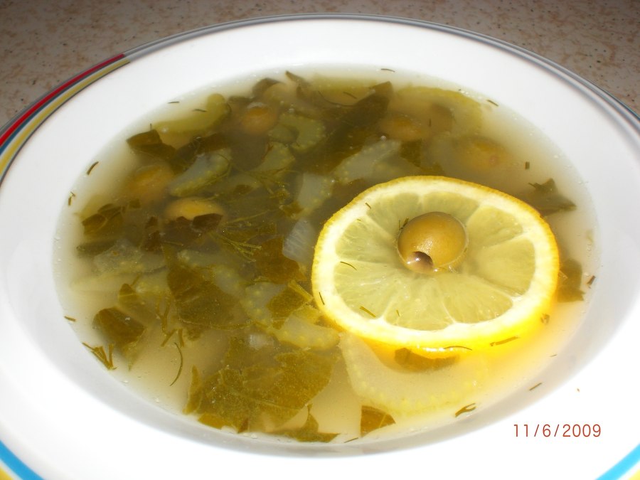 Суп с оливками