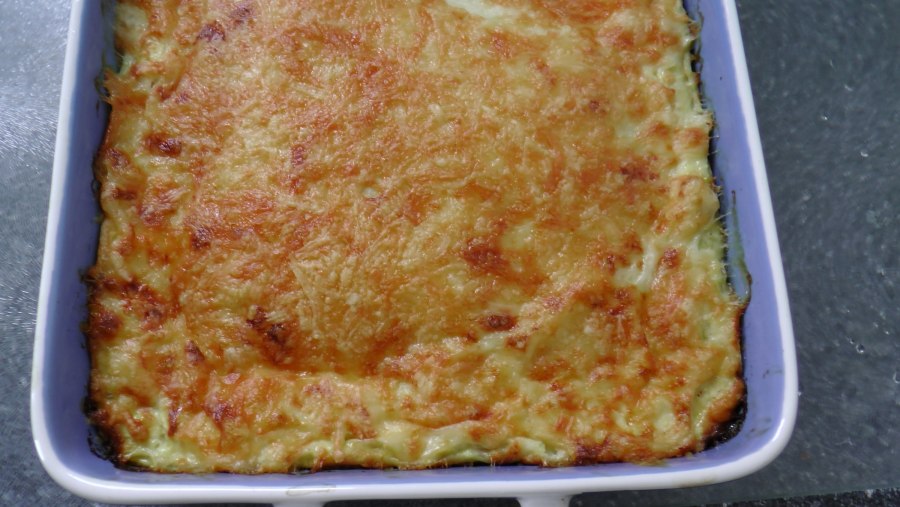 Запеканка из кабачков с творогом и сыром в духовке