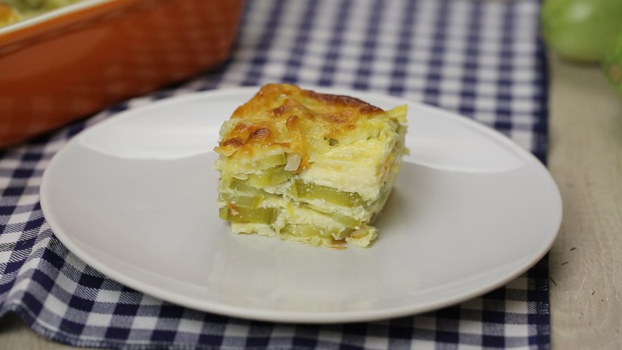 Пирог с кабачками и цукини
