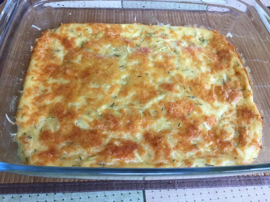 Вкусная кабачковая запеканка