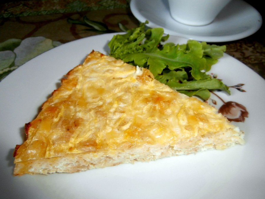 Запеканка из кабачков кружочками