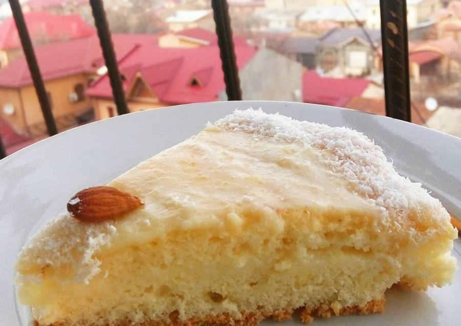 Шоколадный торт с заварным кремом