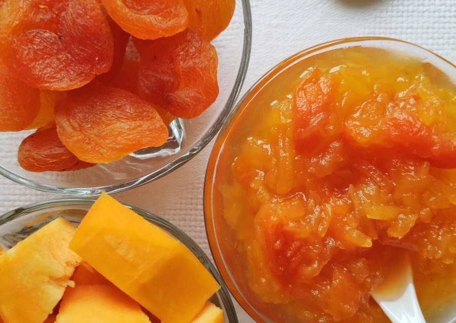 Варенье из тыквы с курагой и лимоном