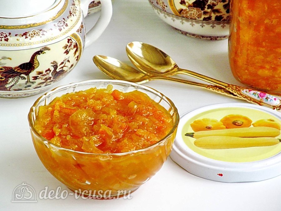 Конфитюр из кабачков с лимоном и апельсином
