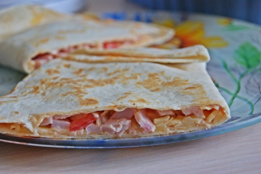 Лаваш с морковью и сыром