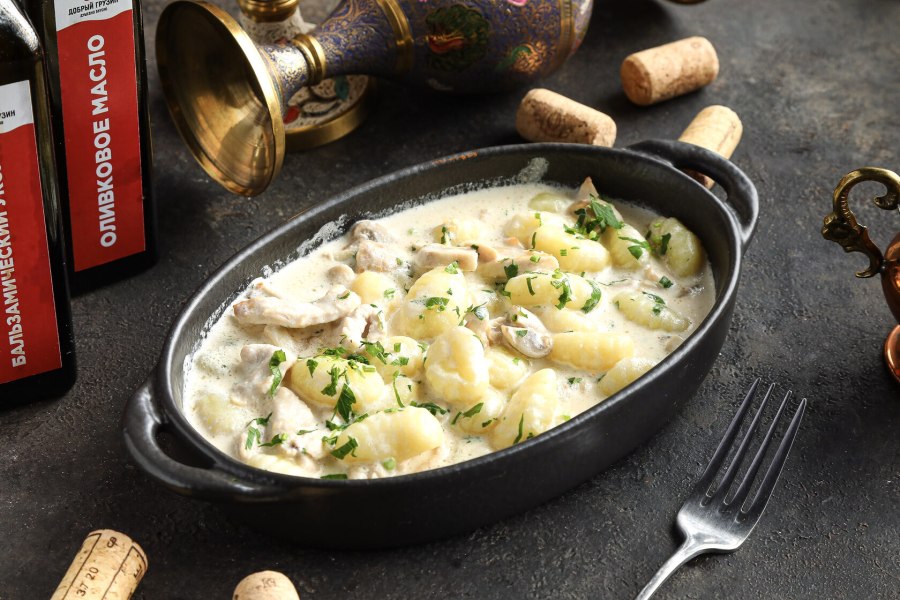 Ньокки с грибным соусом