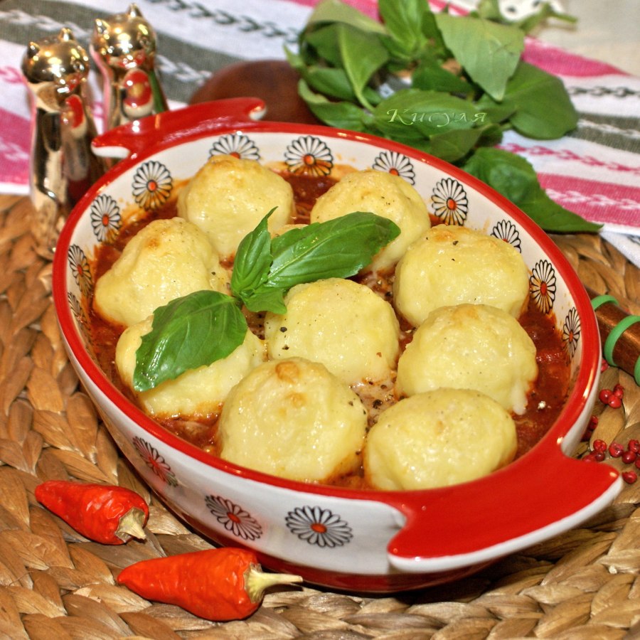 Pesto gnocchi