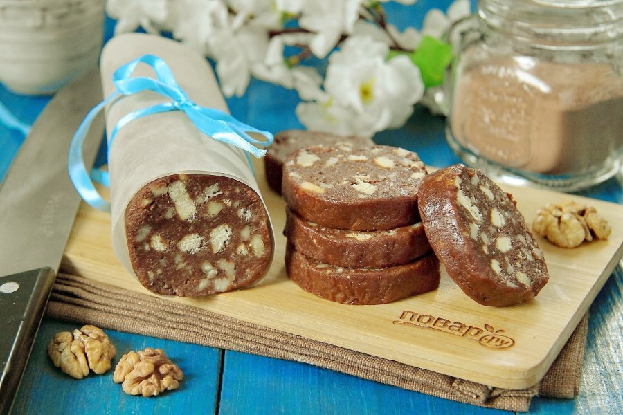 Шоколадная колбаса