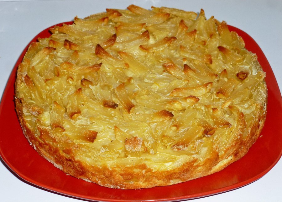 Макаронник с творогом