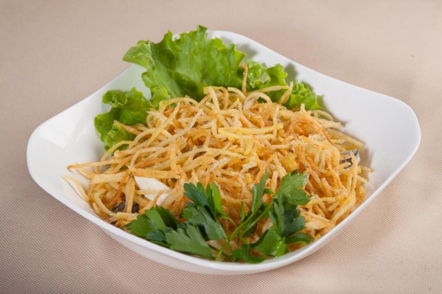 Салат горками
