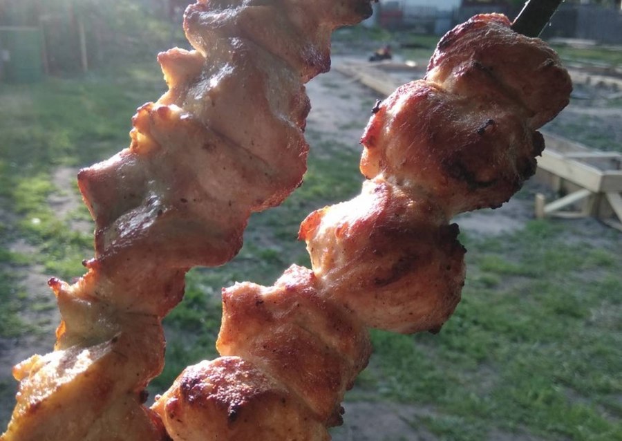 Шашлык на минералке
