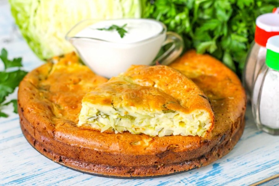 Пирог с консервой рыбной и картошкой