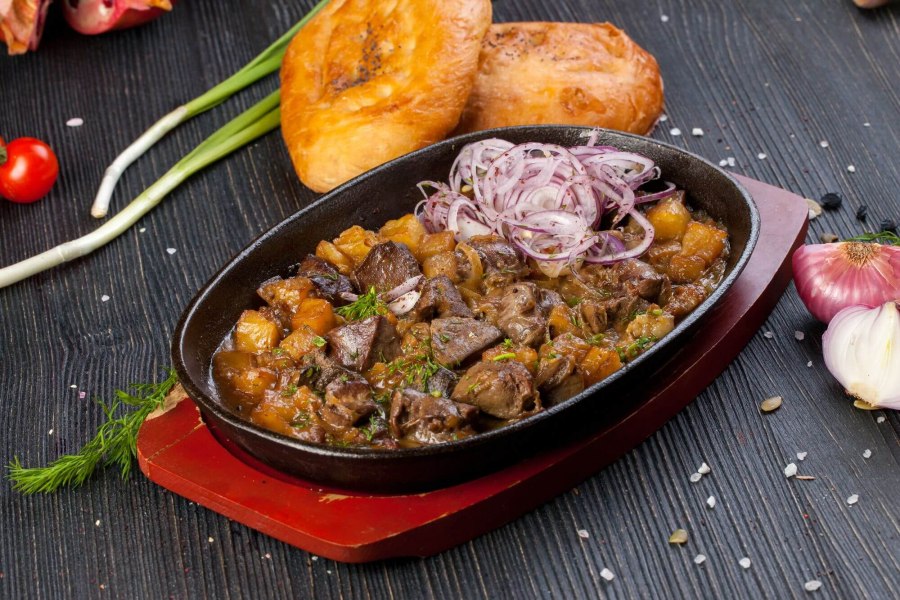 Азербайджанская кухня джиз быз
