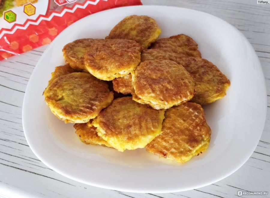 Вафельные коржи в кляре