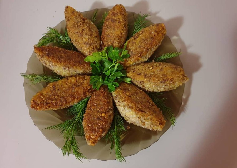 Котлеты из гречки с сыром