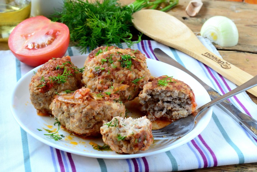 Гречаники с куриным фаршем