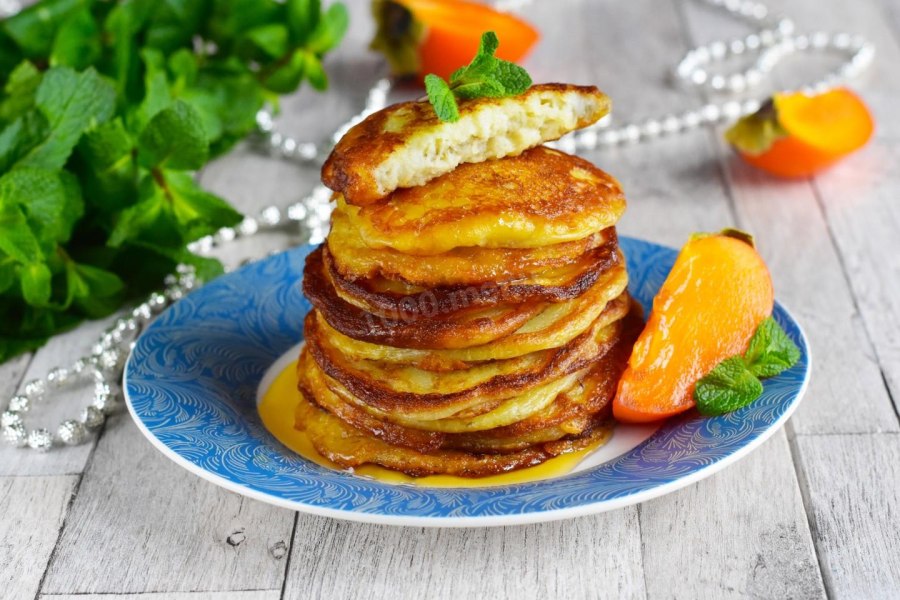 Кабачки оладья с куриной грудкой