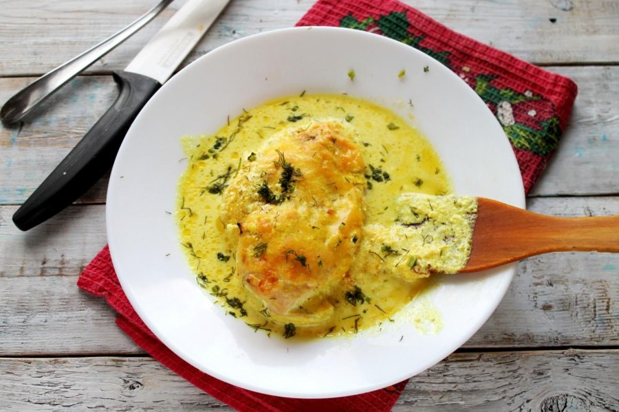 Полива из куриной грудки