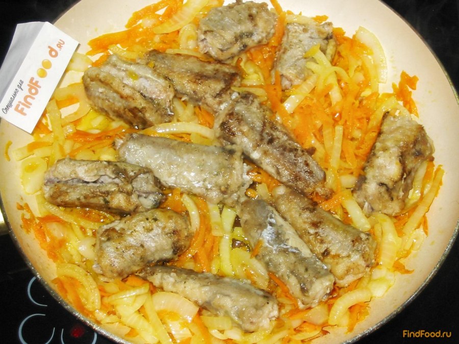 Треска с луком