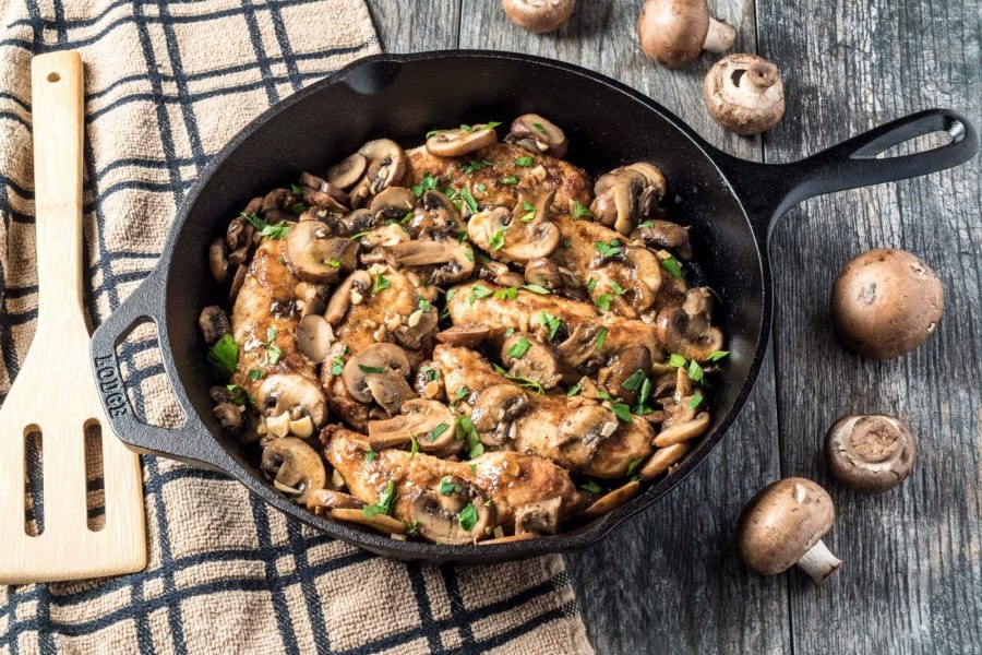 Beef Stroganoff с грибами