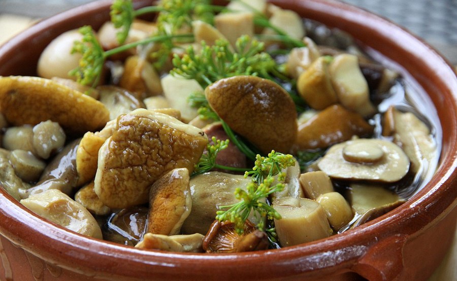Жаркое с грибами