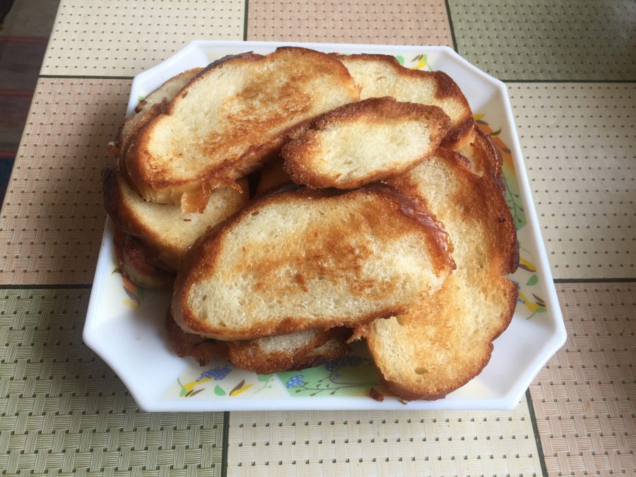 Гренки с яйцом