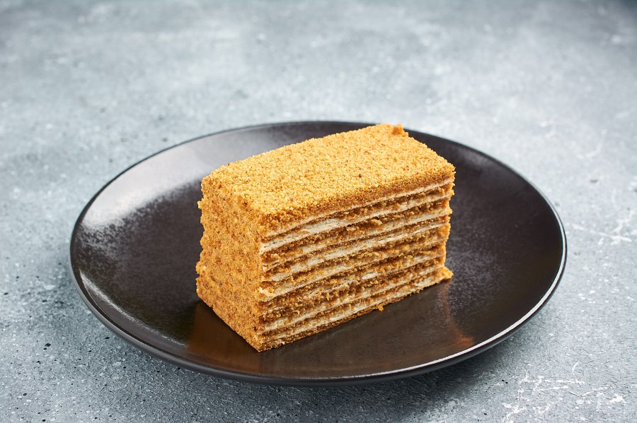 Шифоновый медовик с лимонной кислотой