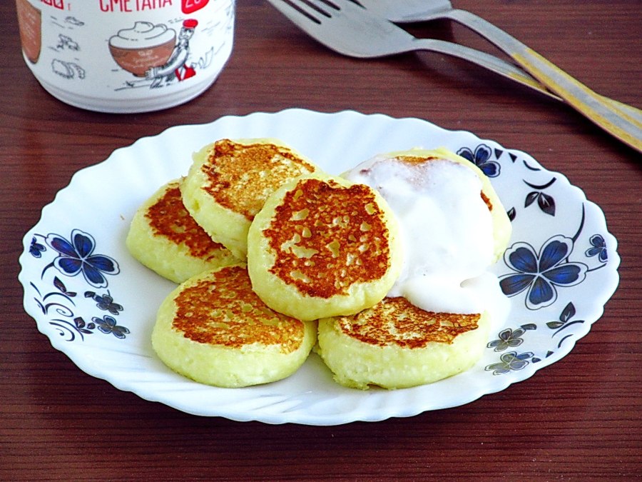 Сырники с изюмом